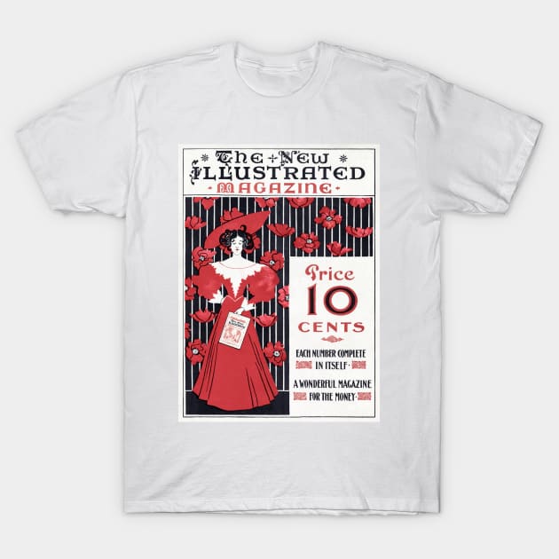 The New Illustrated Magazine (1890–1900) T-Shirt by WAITE-SMITH VINTAGE ART